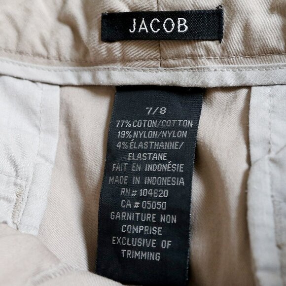 90s Khaki Minimalist Skirt, Classic Straight Cut w/ Butt Pockets, Women's Medium - Picture 5 of 5